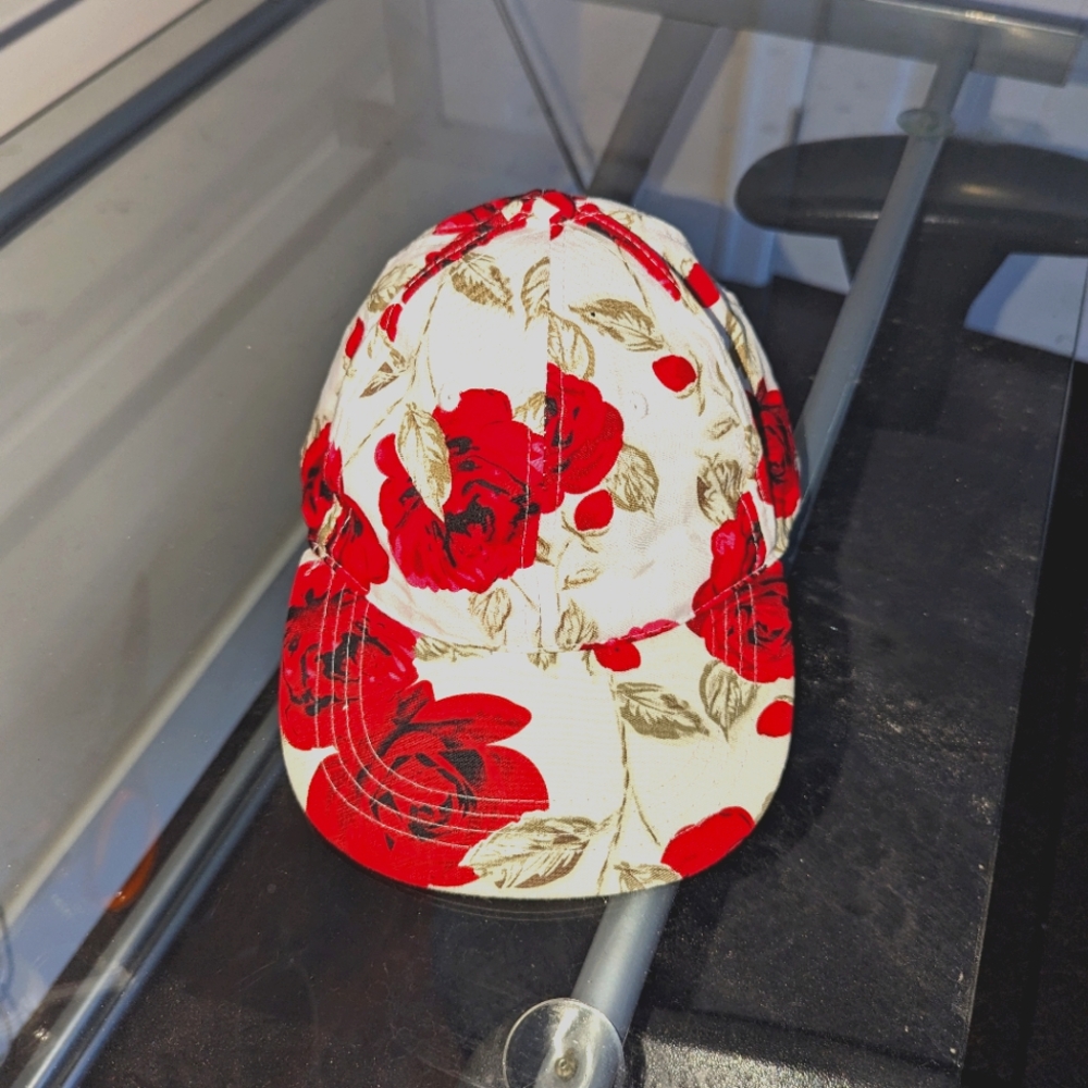 Summer floral cap